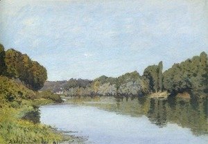 Alfred Sisley - The Seine at Bougival 1873