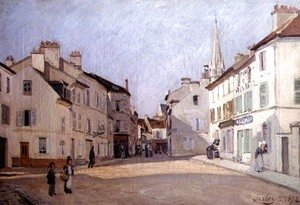 Rue de la Chaussee at Argenteuil, 1872