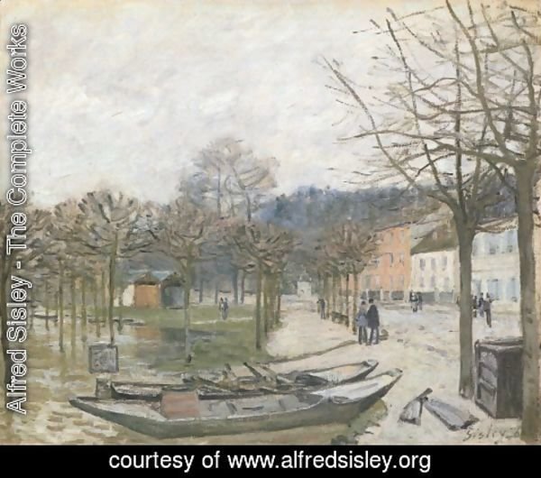 Alfred Sisley - The Flood at Port-Marly, 1876