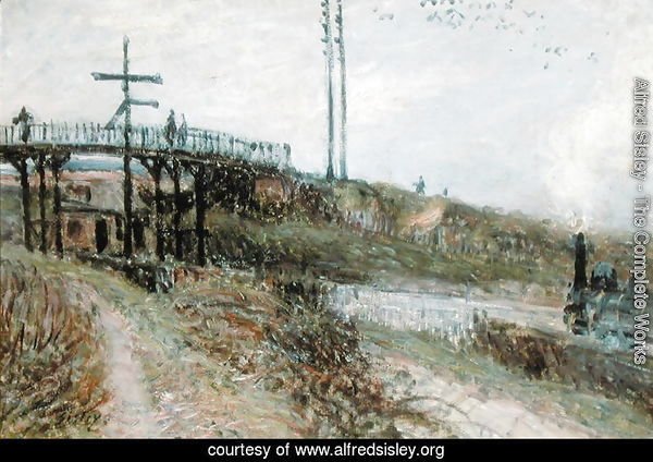 The Footbridge over the Railway at Sevres, c.1879
