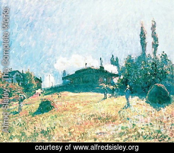 Alfred Sisley - The Station at Sevres