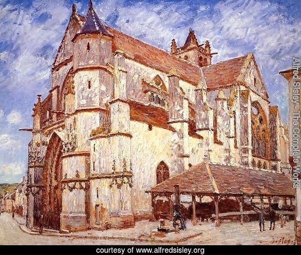 The Church at Moret, Evening, 1894