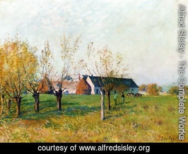 Alfred Sisley - The Farm, 1874
