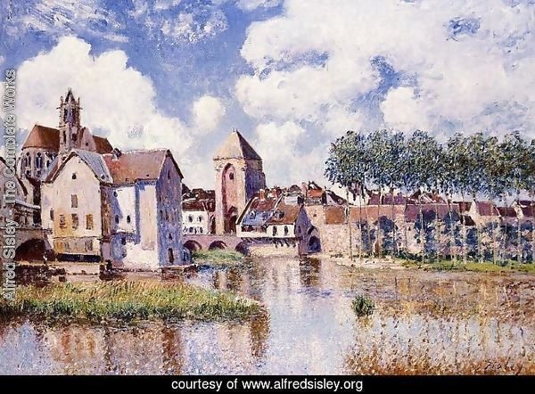 Moret-sur-Loing, the Porte de Bourgogne, 1891