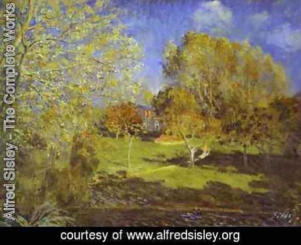 Alfred Sisley - The Garden of Hoschede Family, 1881