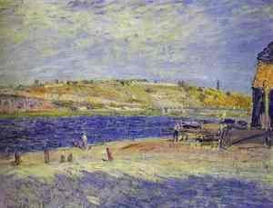 Alfred Sisley - River Banks at Saint-Mammes, 1884