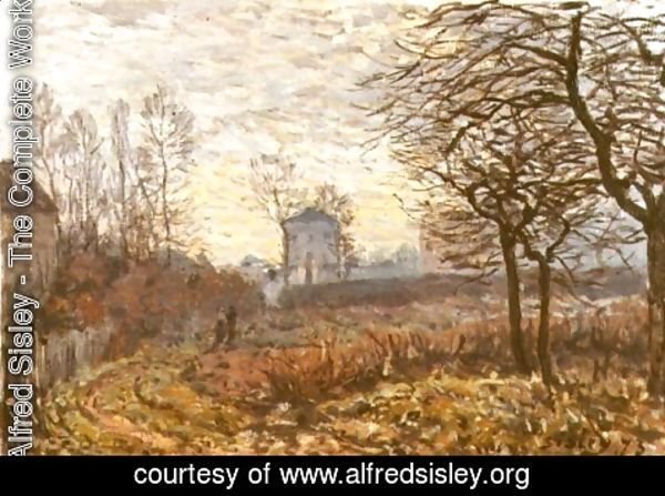 Alfred Sisley - Landscape near Louveciennes, 1873