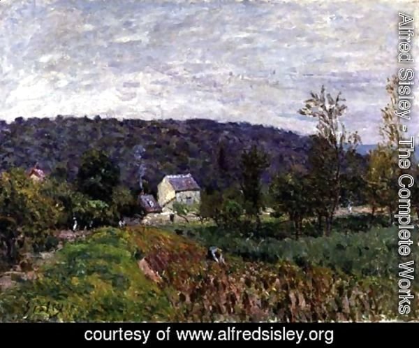 Alfred Sisley - Autumn Evening on the Outskirts of Paris, 1879