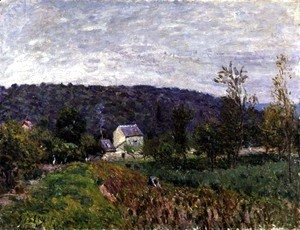 Alfred Sisley - Autumn Evening on the Outskirts of Paris, 1879