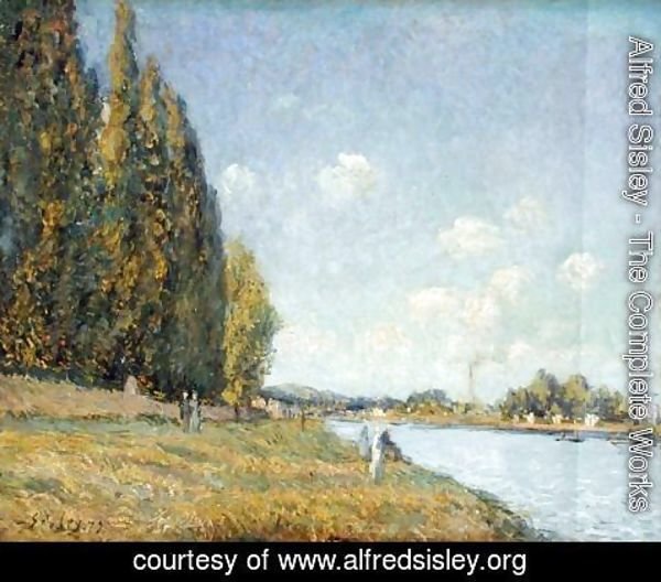 Alfred Sisley - The Seine at Billancourt, 1879