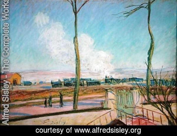 Alfred Sisley - The Goods Station
