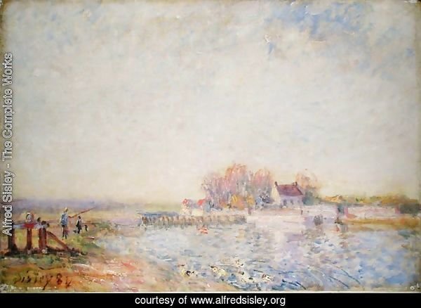River Scene with Ducks, 1881