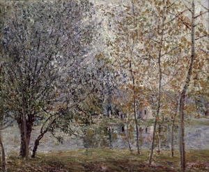 Alfred Sisley - The Loing Canal in Spring, 1892