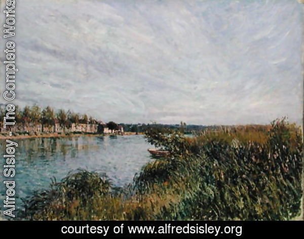 Alfred Sisley - View of Saint-Mammes, c.1880