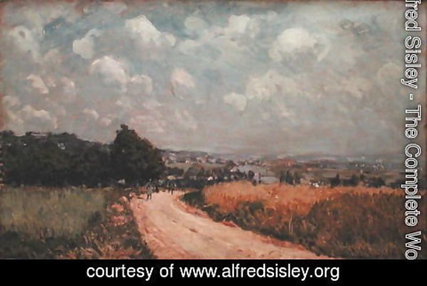 Alfred Sisley - Turning Road or, View of the Seine, 1875