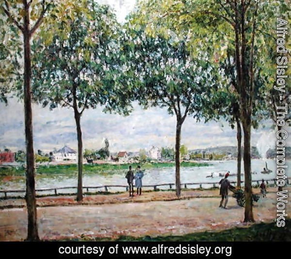 Alfred Sisley - The Avenue of Chestnut Trees, St. Cloud, 1878