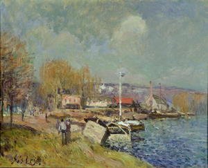 Alfred Sisley - The Seine at Port-Marly, 1877
