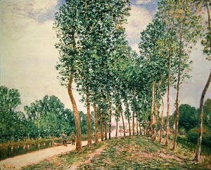 Alfred Sisley - Banks of the Loing, near Moret