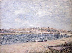 Alfred Sisley - The River Banks at Saint-Mammes