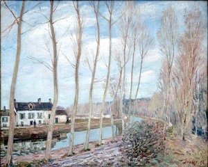 Alfred Sisley - The Loing Canal, 1892