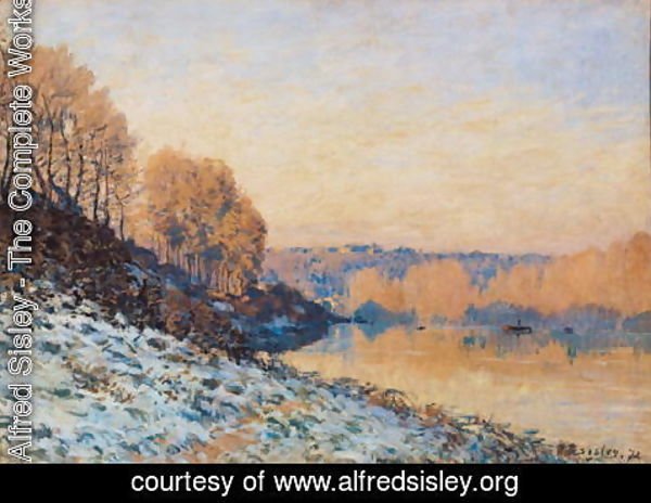 Alfred Sisley - Port-Marly, White Frost, 1872
