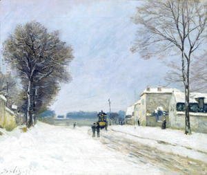 Alfred Sisley - Winter, Snow Effect, 1876
