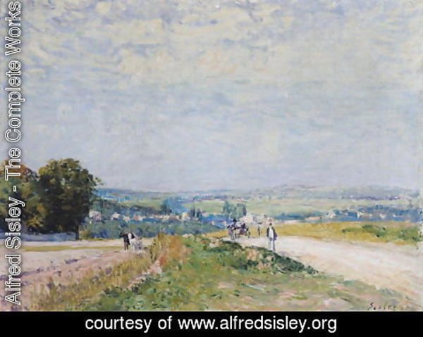 Alfred Sisley - The Road to Montbuisson at Louveciennes, 1875