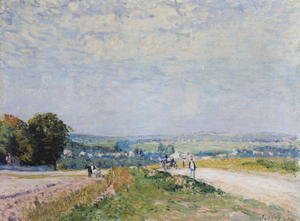 Alfred Sisley - The Road to Montbuisson at Louveciennes, 1875