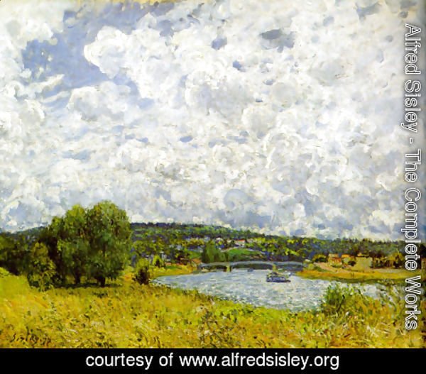 Alfred Sisley - The Seine at Suresnes, 1877