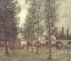 Alfred Sisley - The Bridge at Moret, 1888