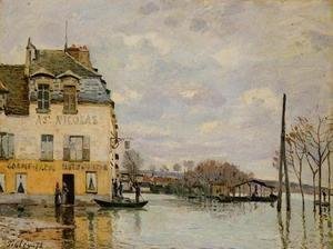 Alfred Sisley - Flood at Port-Marly