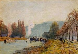 Alfred Sisley - The Seine at Bougival I