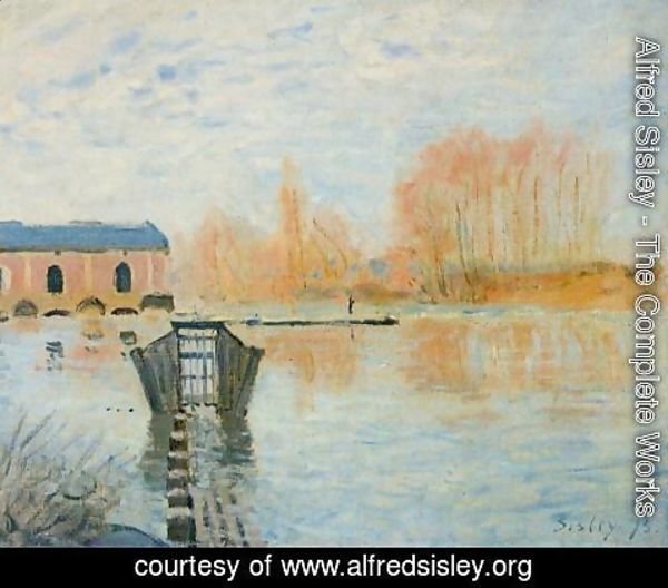 Alfred Sisley - The Marly Machine and the Dam