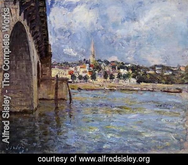 Alfred Sisley - The Bridge at Saint-Cloud