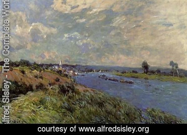 Alfred Sisley - The Seine at Saint-Cloud