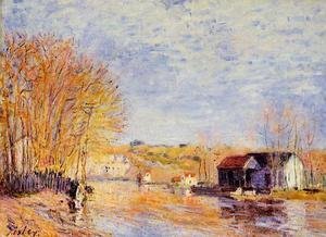 Alfred Sisley - High Waters at Moret-sur-Loing