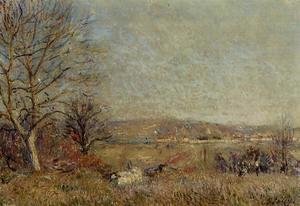 Alfred Sisley - The Plain of Veneux, View of Sablons