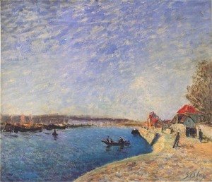 Alfred Sisley - Saint-Mammes and the Banks of the Loing
