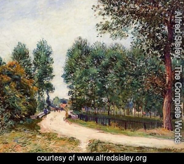 Alfred Sisley - The Path from Saint-Mammes, Morning