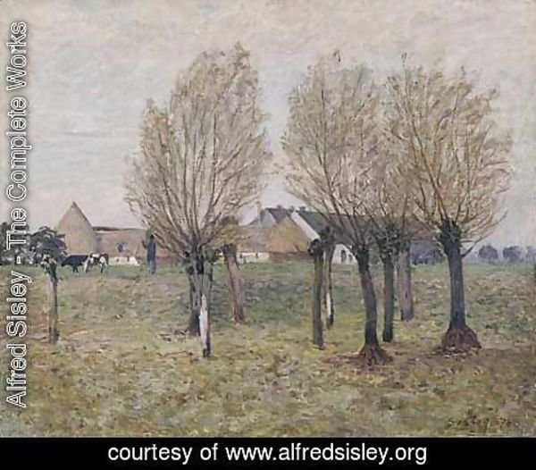 Alfred Sisley - A Normandy Farm