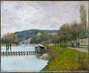 Alfred Sisley - The Slopes of Bougival