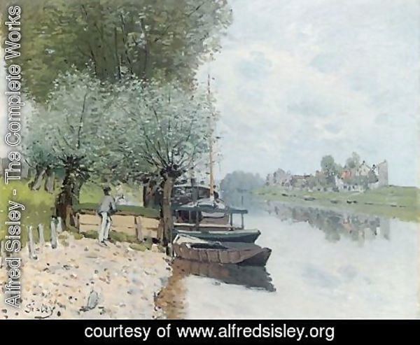Alfred Sisley - The Seine at Bougival IV