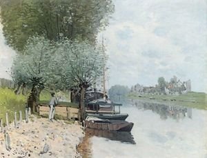 Alfred Sisley - The Seine at Bougival IV