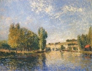 Alfred Sisley - The Loing at Moret I
