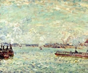 Alfred Sisley - The Seine at Point du Jour