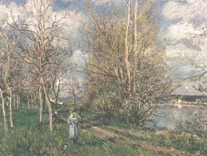 Alfred Sisley - Small Meadows in the Spring