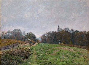 Alfred Sisley - Landscape at Louveciennes 2