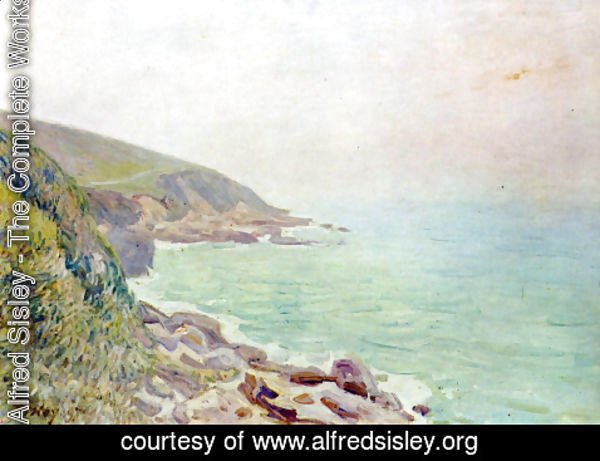 Alfred Sisley - Welshman coast in the fog