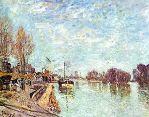 Alfred Sisley - The straw rents 3