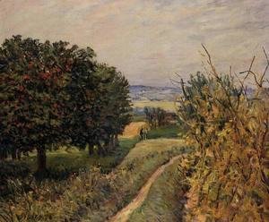Alfred Sisley - Among the Vines  1874